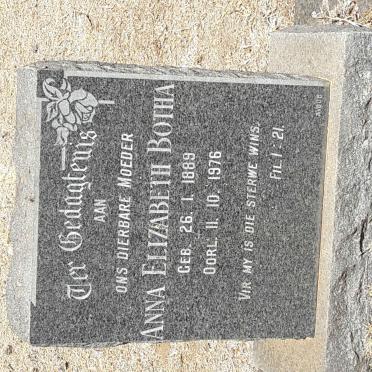 BOTHA Anna Elizabeth 1889-1976