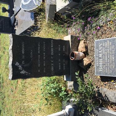 BOHLMANN George E.C. 1904-1966 &amp; Eileen Elise 1909-1997