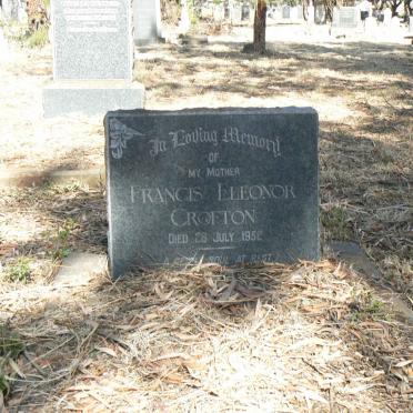 CROFTON Francis Eleonor -1952