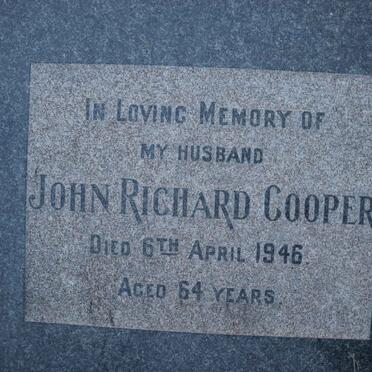 COOPER John Richard -1946