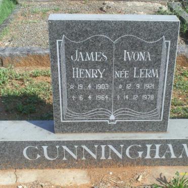 CUNNINGHAM James Henry 1903-1964 &amp; Ivona LERM 1921-1978