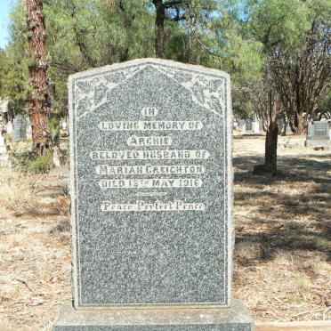 CREIGHTON Archie -1916