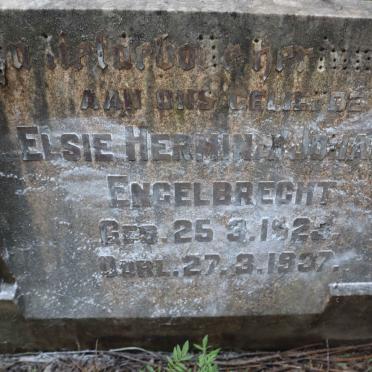 ENGELBRECHT Elsie Hermina Johanna 1923-1937