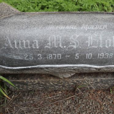 ELOFF Anna M.S. 1870-1938