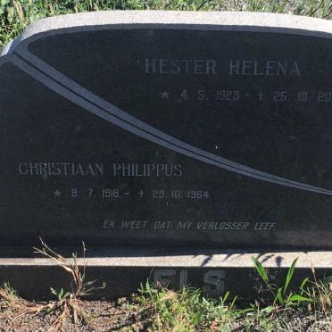 ELS Christiaan Philippus 1918-1964 &amp; Hester Helena 1923-2006