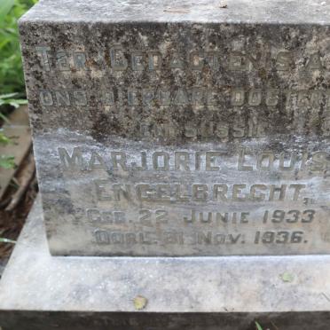 ENGELBRECHT Marjorie Louise 1933-1936