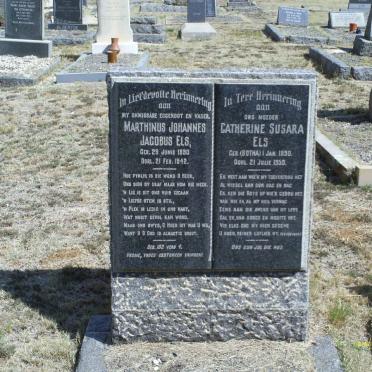 ELS Marthinus Johannes Jacobus 1893-1942 &amp; Catherine Susara BOTHA 1890-1950