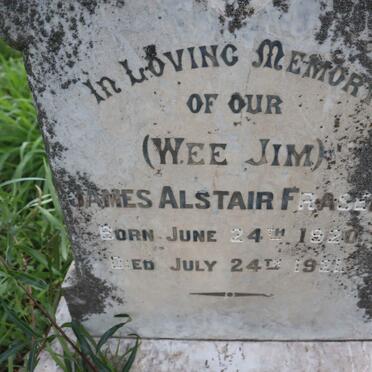 FRASER James Alstair 1920-192?