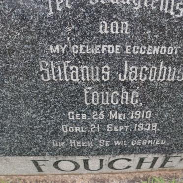 FOUCHE Stifanus Jacobus 1910-1938