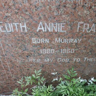 FRANCIS Edith Annie nee MURRAY 1880-1960