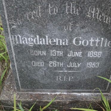 GOTTLIEB Magdalena Aletta nee STEYN 1898-1953