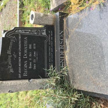 HENDERSON Regina Dorathea 1916-1976