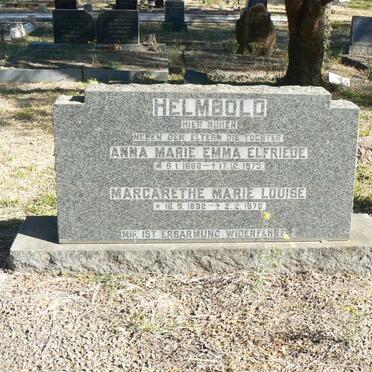 HELMBOLD Anna Marie Emma Elfrieda 1888-1973 :: HELMBOLD Margarethe Marie Louise 1892-1975