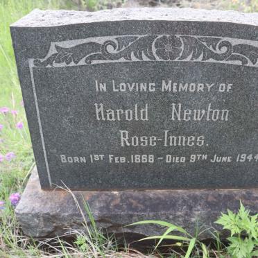 INNES Harold Newton, ROSE 1868-1944