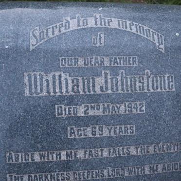 JOHNSTONE William -1942