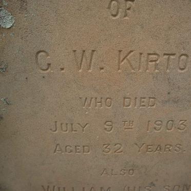 KIRTON G.W. -1903 :: KIRTON William -1906