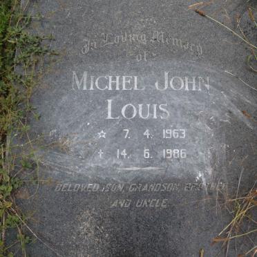 LOUIS Michel John 1963-1986