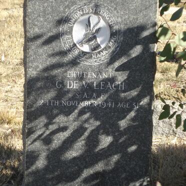 LEACH G. De V. -1941