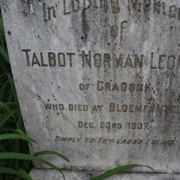 LEONARD Talbot Norman -1937