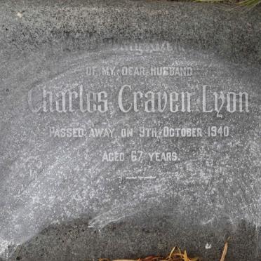 LYON Charles Craven -1940
