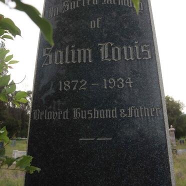 LOUIS Salim 1872-1934