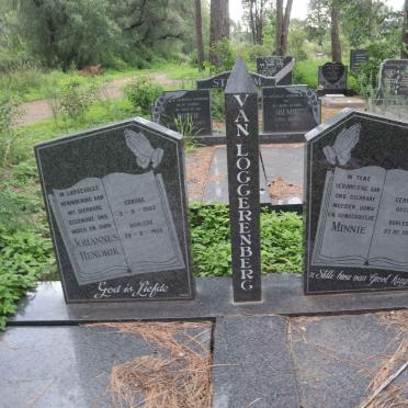 LOGGERENBERG Johannes Hendrik, van 1903-1966 &amp; Minnie HUGO -1996