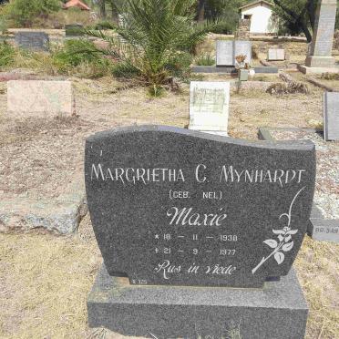 MYNHARDT Magrietha C. nee NEL 1938-1977