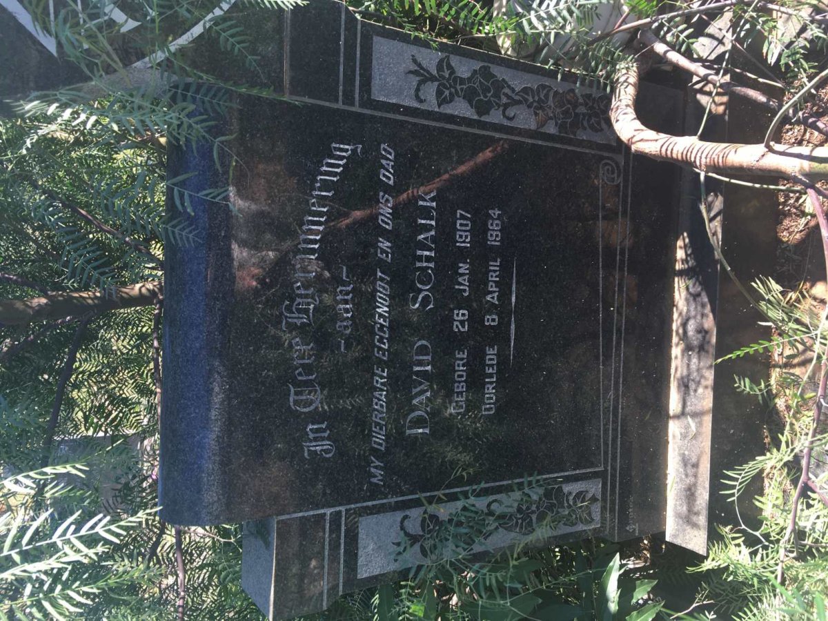 MERWE David Schalk, van der 1907-1964