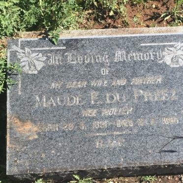 PREEZ Maude E., du nee MOLLER 1891-1965