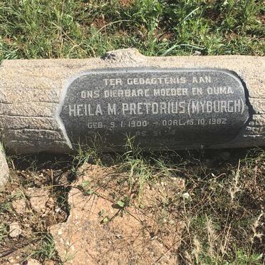 PRETORIUS Andries W.J. 1892-1964 &amp; Heila M. nee MYBURGH 1900-1982