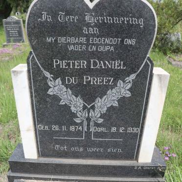 PREEZ Pieter Daniel, du 1874-1930