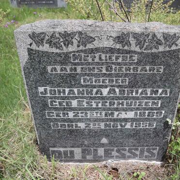 PLESSIS Johanna Adriana, du nee ESTERHUIZEN 1889-1958