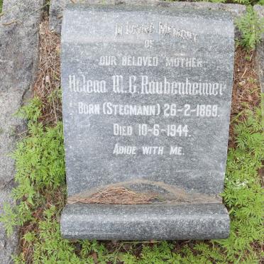 RAUBENHEIMER Helena M.G. nee STEGMANN 1869-1944