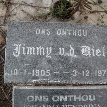 RIET Jimmy, v.d. 1905-1972