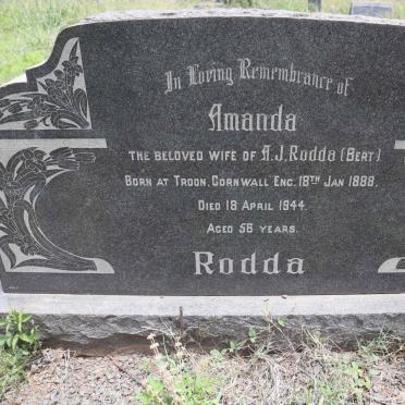 RODDA Amanda 1888-1944