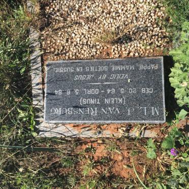 RENSBURG M.L.J., van 1964-1964