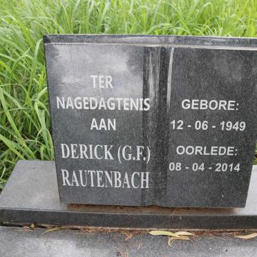 RAUTENBACH Derick G.F. 1949-2014
