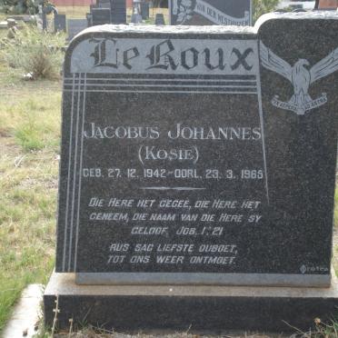 ROUX Jacobus Johannes, le 1942-1965
