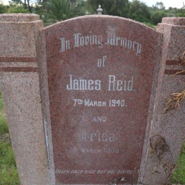 REID James -1940 &amp; Frida -1989