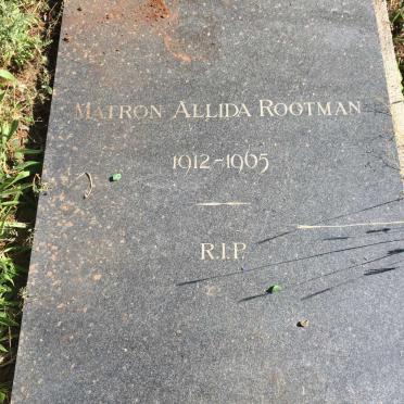 ROOTMAN Allida 1912-1965