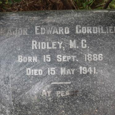 RIDLEY Edward Gordilier 1886-1941