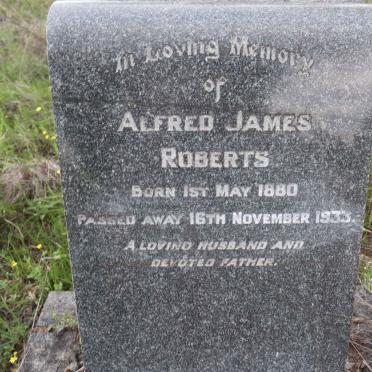 ROBERTS Alfred James 1880-1933