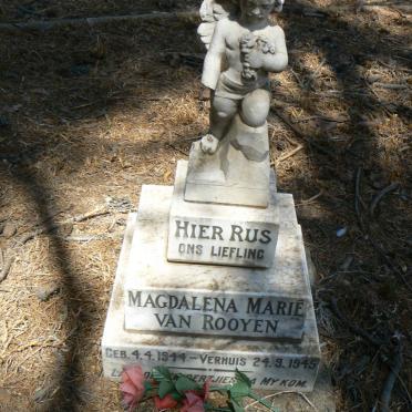 ROOYEN Magdalena Marie, van 1944-1945