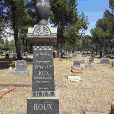 ROUX Anna J.M. nee RICHTER 1895-1950