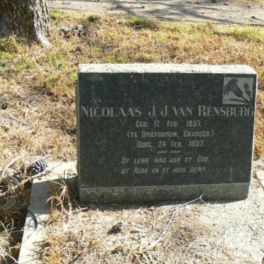 RENSBURG Nicolaas J.J., van 1857-1937