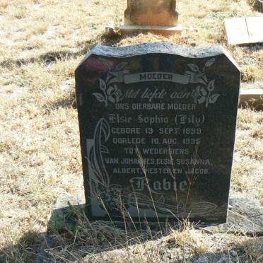 RABIE Elsie Sophia 1899-1935
