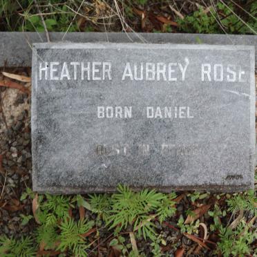 ROSE Heather Aubrey nee DANIEL