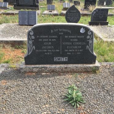 SMITH Adam Jacobus 1898-1965 &amp; Sophia Cornelia Elizabeth SMITH 1897-1988