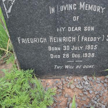SCHULTZ Friedrich Heinrich 1905-1938