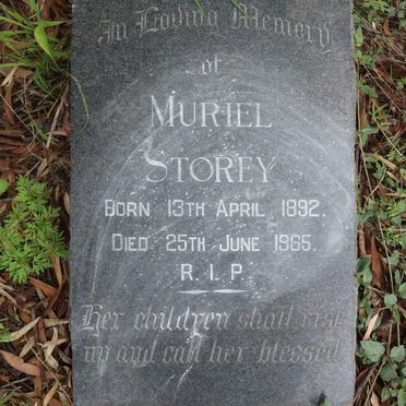 STOREY Francis  Wylie 1883-1953 &amp; Muriel 1892-1965